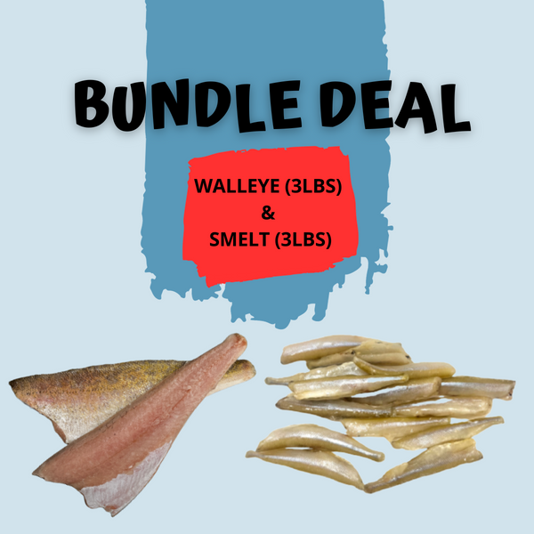 Walleye & Smelt Bundle (10lbs)